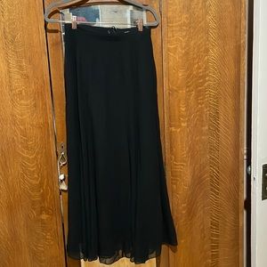 H&M Maxi Skirt Black 6 Small